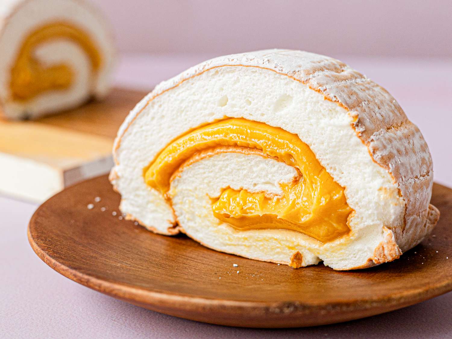 Side view of slice of brazo de mercedes